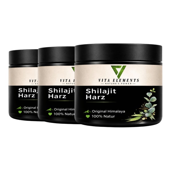 Vita Elements Shilajit Resin Harz 3er Set 50 g