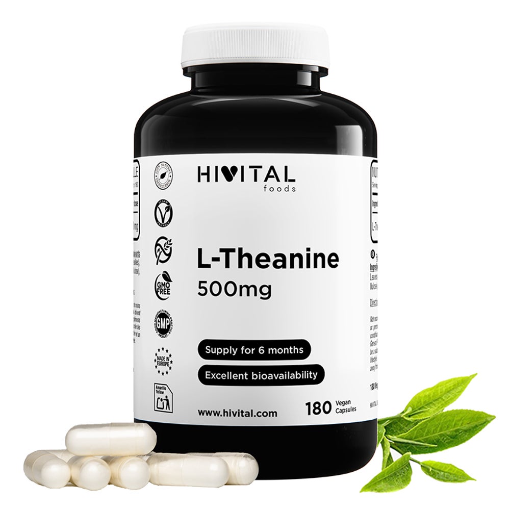 L-Theanin 500 mg | 180 vegane Kapseln 180 St