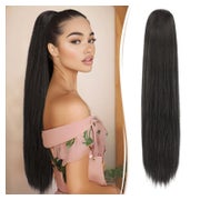 Pferdeschwanz Haarteil Clip Kordelzug Synthetik Zopf 70 CM D 1 St