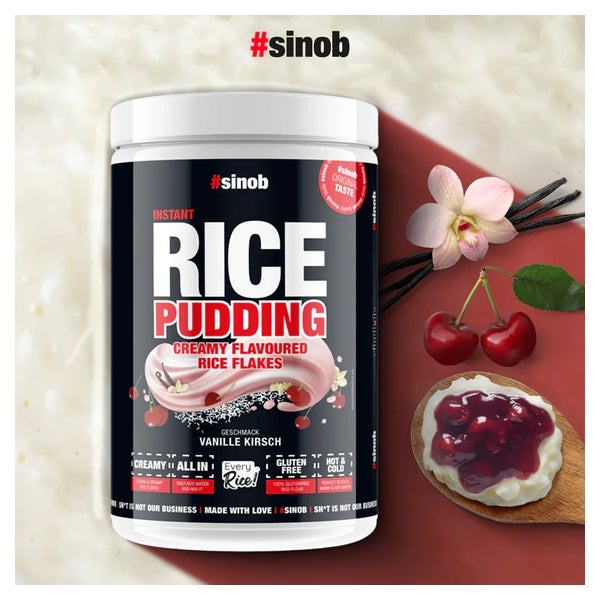 Sinob Tasty Rice Pudding  Vanille Kirsch