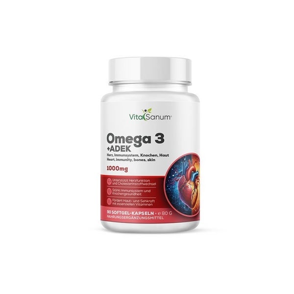 VitaSanum® - Omega 3 + ADEK 1000 mg 80 g