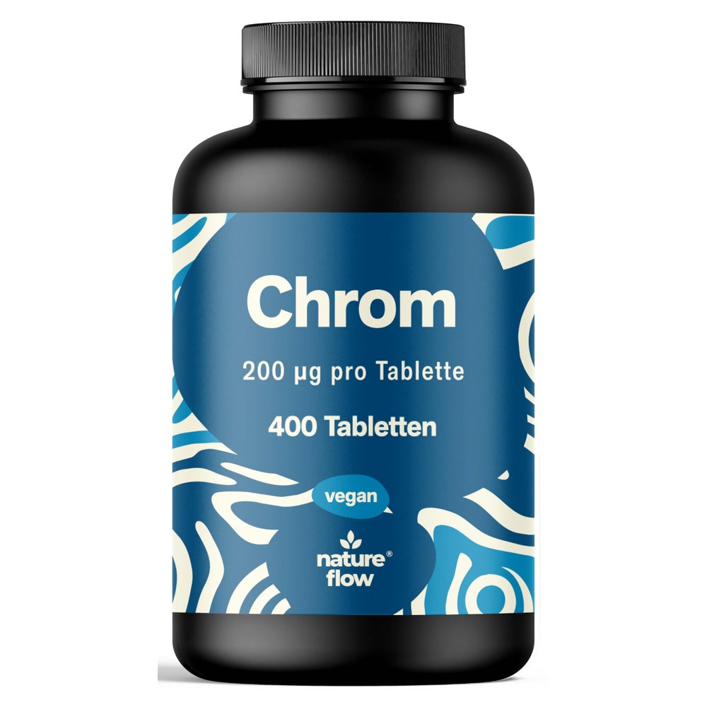 Chrom Picolinat 200 mcg - 400 Tabletten - Nature Flow 400 St