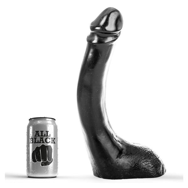 All Black - Realistischer schwarzer Dildo