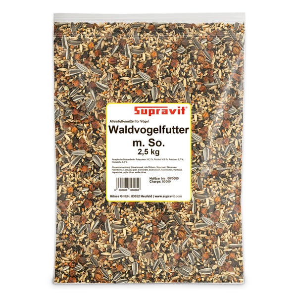 Supravit Waldvogelfuttermit Sonnenblumenkerne 2,5kg 2500 g