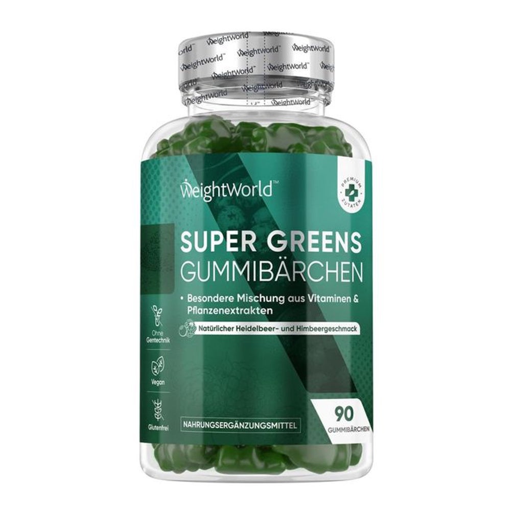 WeightWorld Super Greens Gummibärchen 90 St