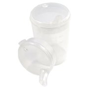 Medi-Inn Schnabelbecher Set 1 Unterteil + 2 Deckel 250 ml transparent 1 St