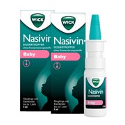 Produktabbildung: Doppelpack WICK Nasivin Dosierspray Baby 2X10 ml