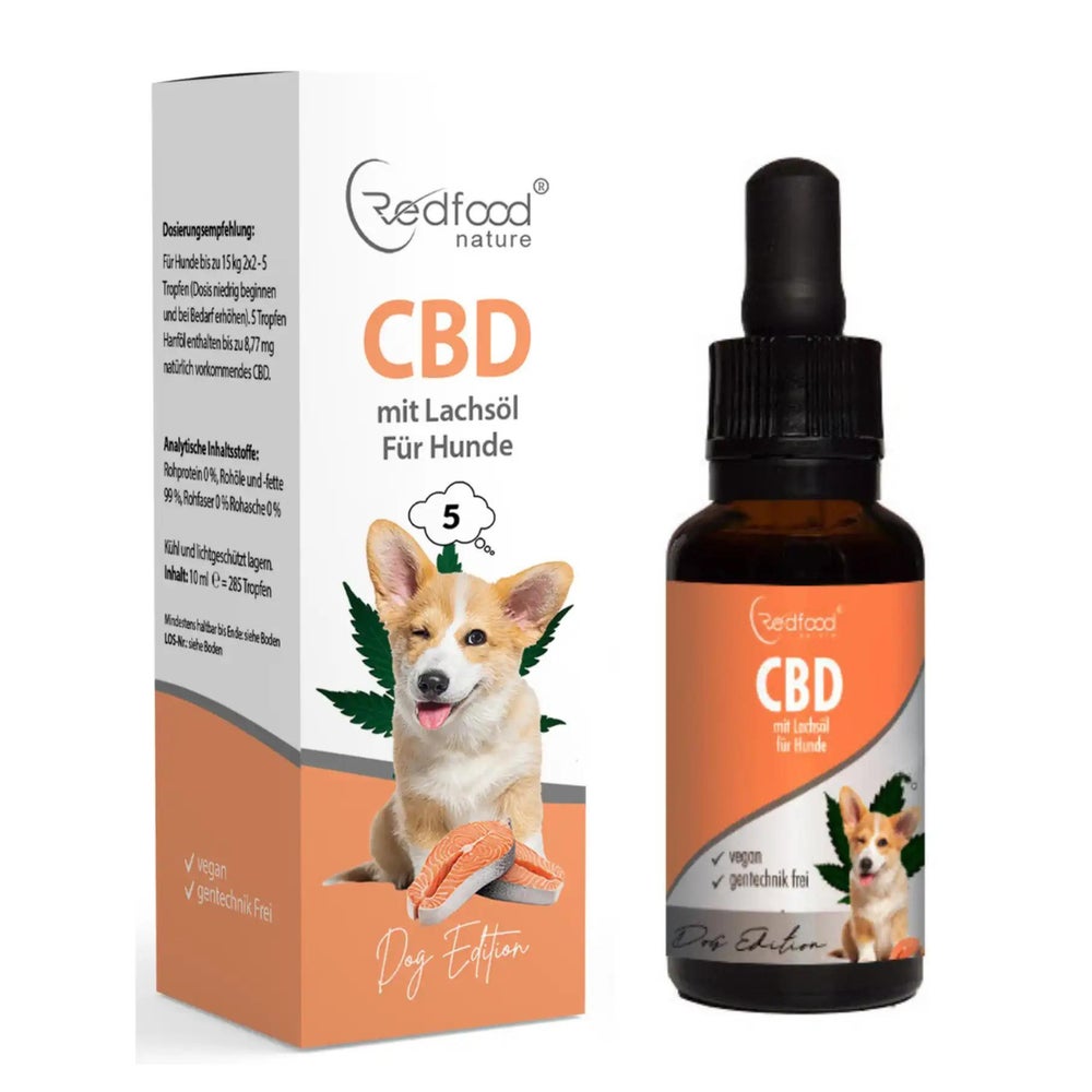 CBD Öl für Hunde mit Lachsöl 5% - 10ml 10 ml