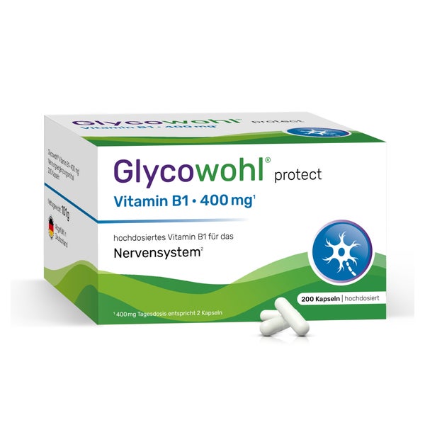 Glycowohl Vitamin B1 Thiamin 400 mg hochdosiert 200 St