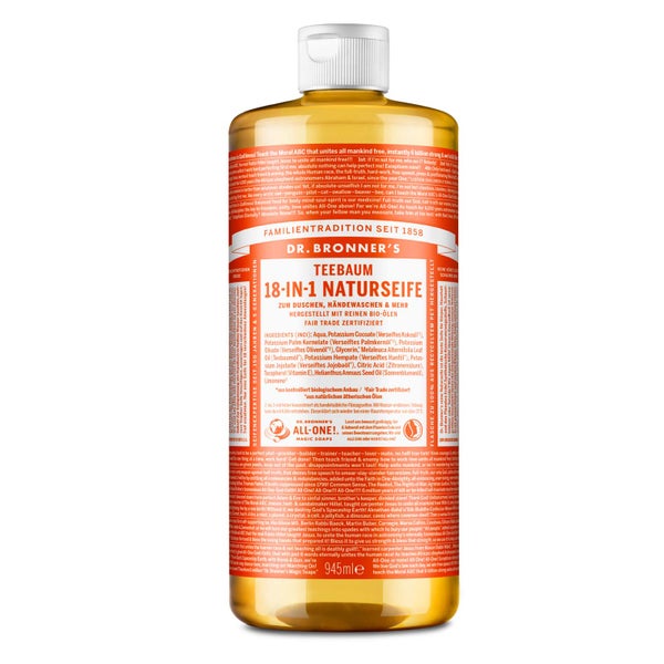 Dr. Bronner's 18 in1 Naturseife Teebaum Liquid Soap 945 ml