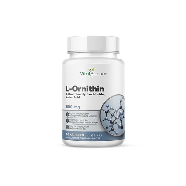 VitaSanum®- L-Ornithin 900 mg 90 Kapseln  St