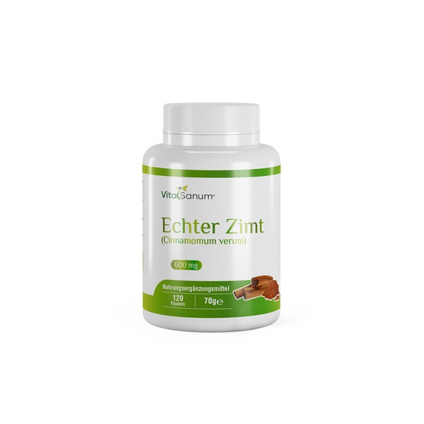 VitaSanum® - Echter Zimt (Cinnamomum verum) 600 mg 120 Kapse  St