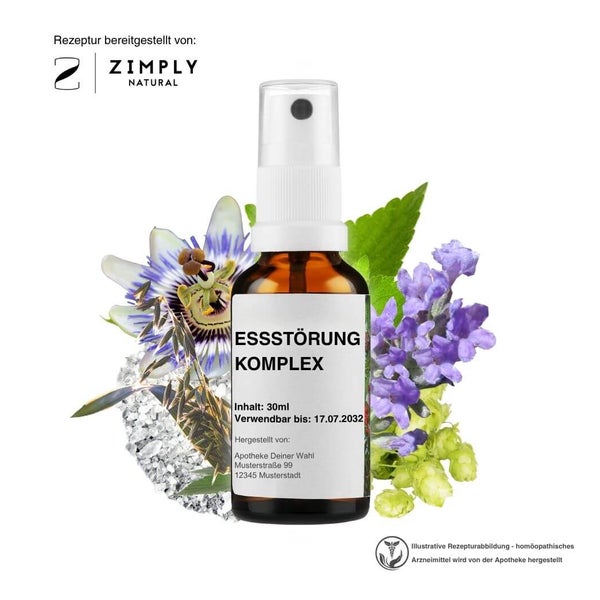 Zimply Natural ESSSTÖRUNG KOMPLEX - Pflanzbasierte Rezeptur 30 ml