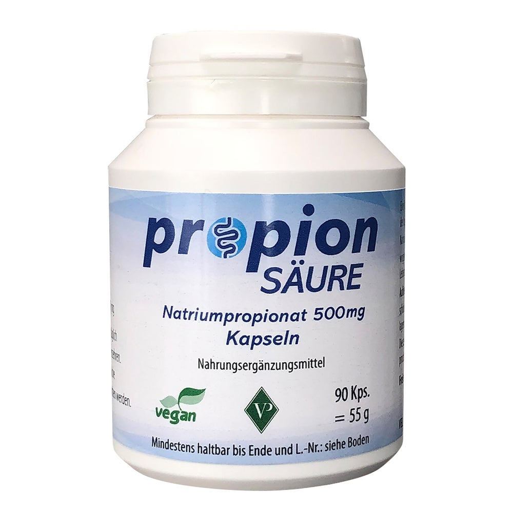 Propionsäure 500 mg Kapseln 90 St