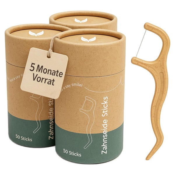 VIGOROUS® Zahnseide-Sticks Nachhaltig 150. stk. 150 St