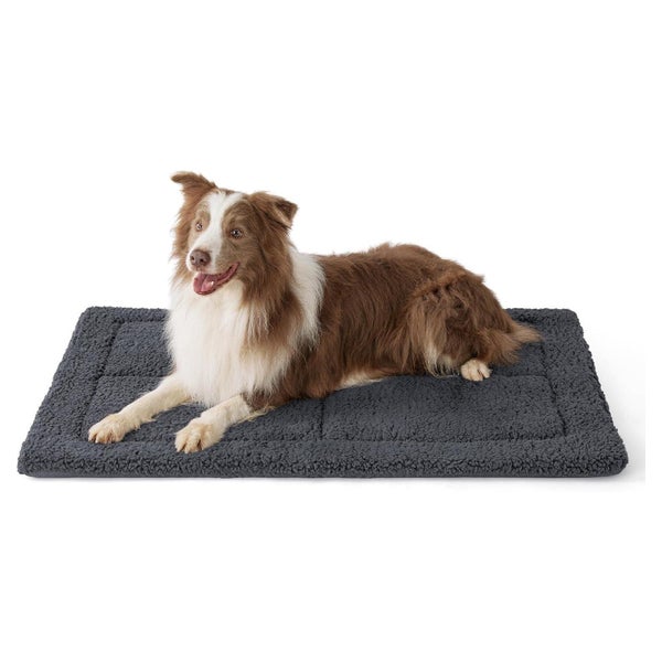 Hundematte waschbar Sherpa Plüsch Schaumstoff 104 x 69 cm Du 1 St