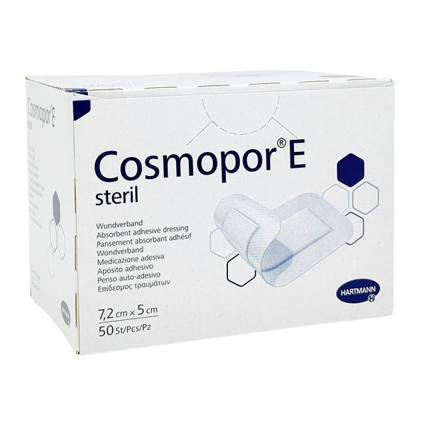Cosmopor E Steril Wundverband 5x7.2 Cm 50 St