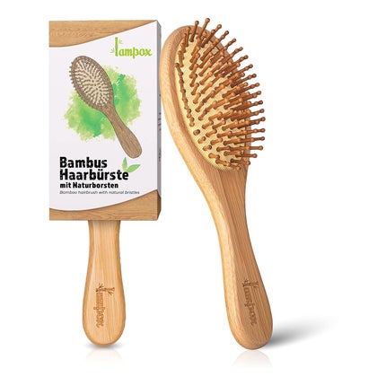 Bambus Haarbrste Holz mit Naturpins 1 St online kaufen | DocMorris