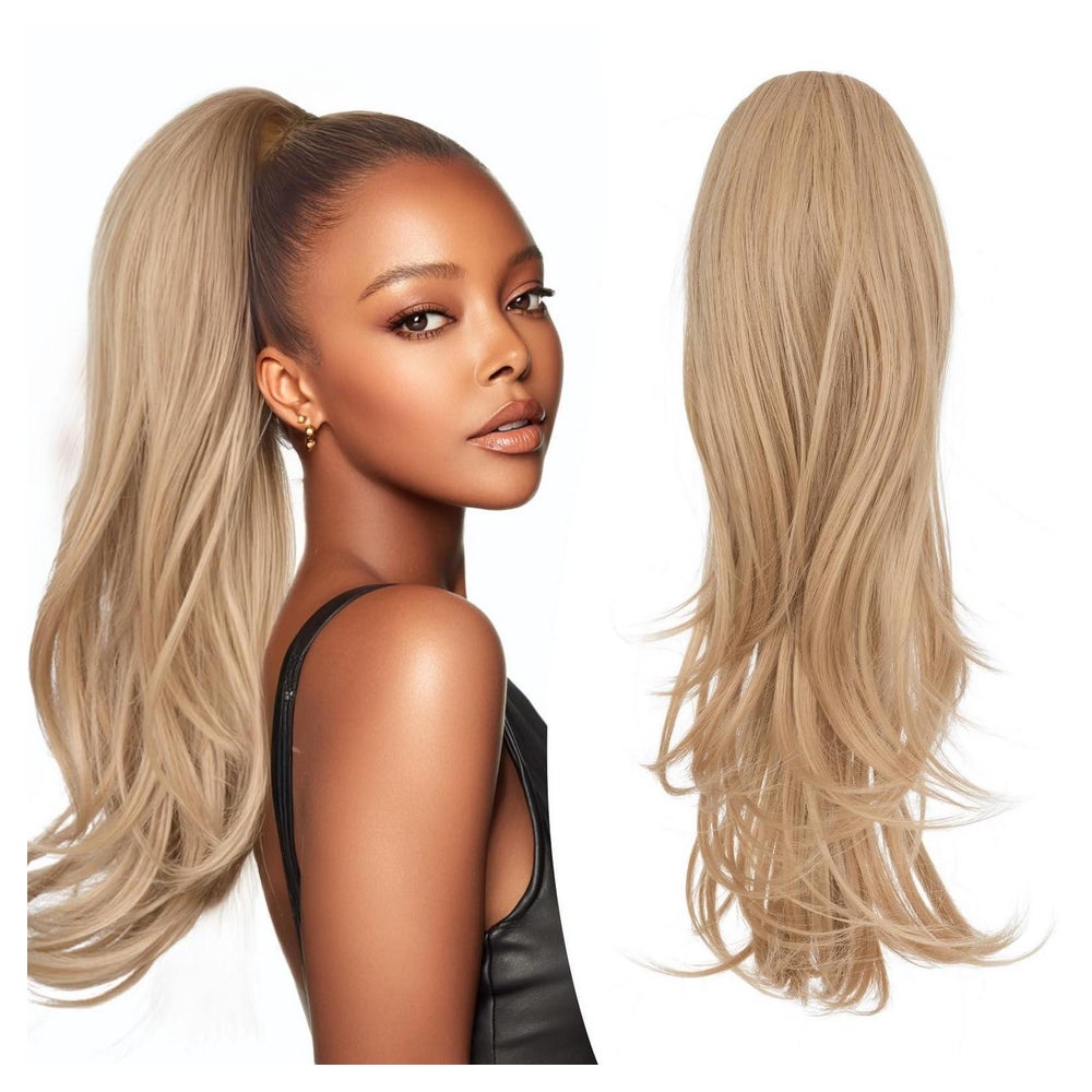 Pferdeschwanz Damen 56 cm Kordelzug Haarteil Aschblond 56 CM 1 St