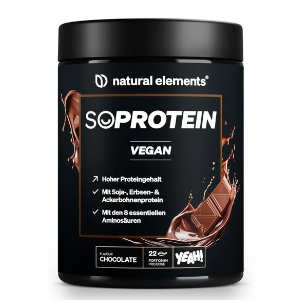 natural elements SoProtein Vegan Schoko 660 g