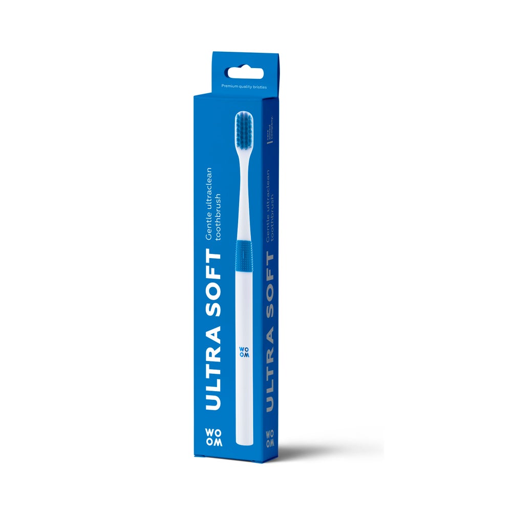 Toothbrush WOOM ULTRA SOFT, blue 1 St