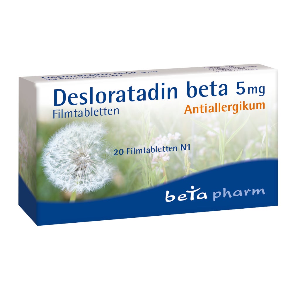 Desloratadin Beta 5 Mg Filmtabletten 20 St