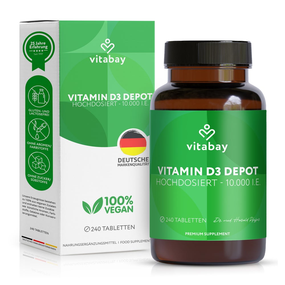 Vitabay Vitamin D3 Depot 10.000 I.E. Tabletten 240 St