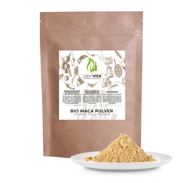 GreatVita Bio Maca Pulver 800 g