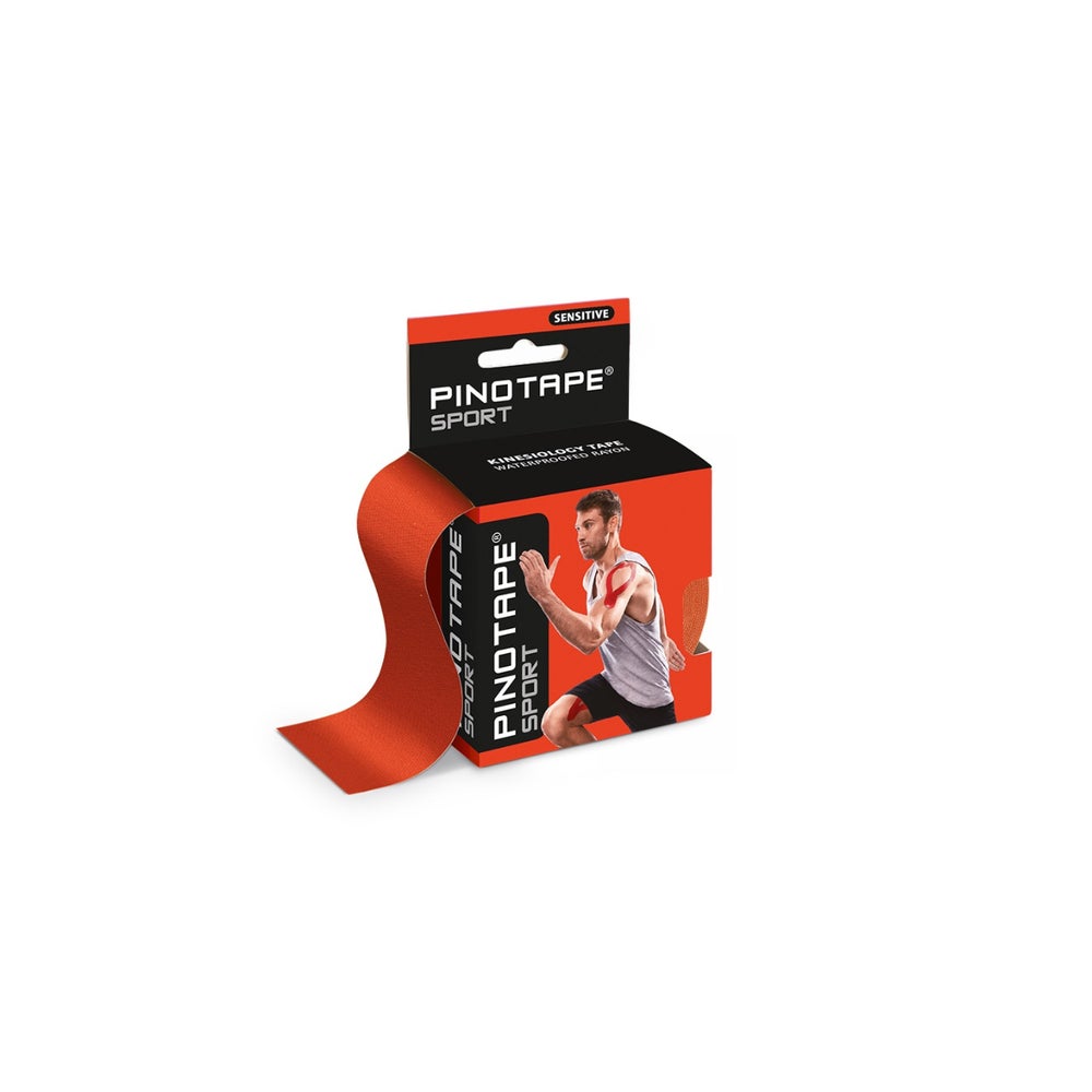 Pinotape Sport Sensitive Kinesiologie Tape Light Red 5 cm x 5 m 5 m