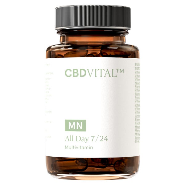 CBD VITAL All day 7/24 Multivitamin | Basisversorgung 60 St