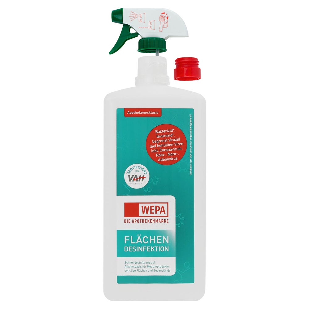 WEPA Flächendesinfektio 1000 ml + WEPA S 1 Set
