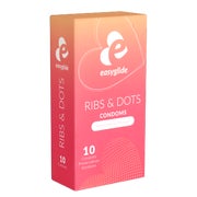 «Ribs & Dots» Kondome - 10er Pack, Rippen & Noppen (10 Kondome) 10 St