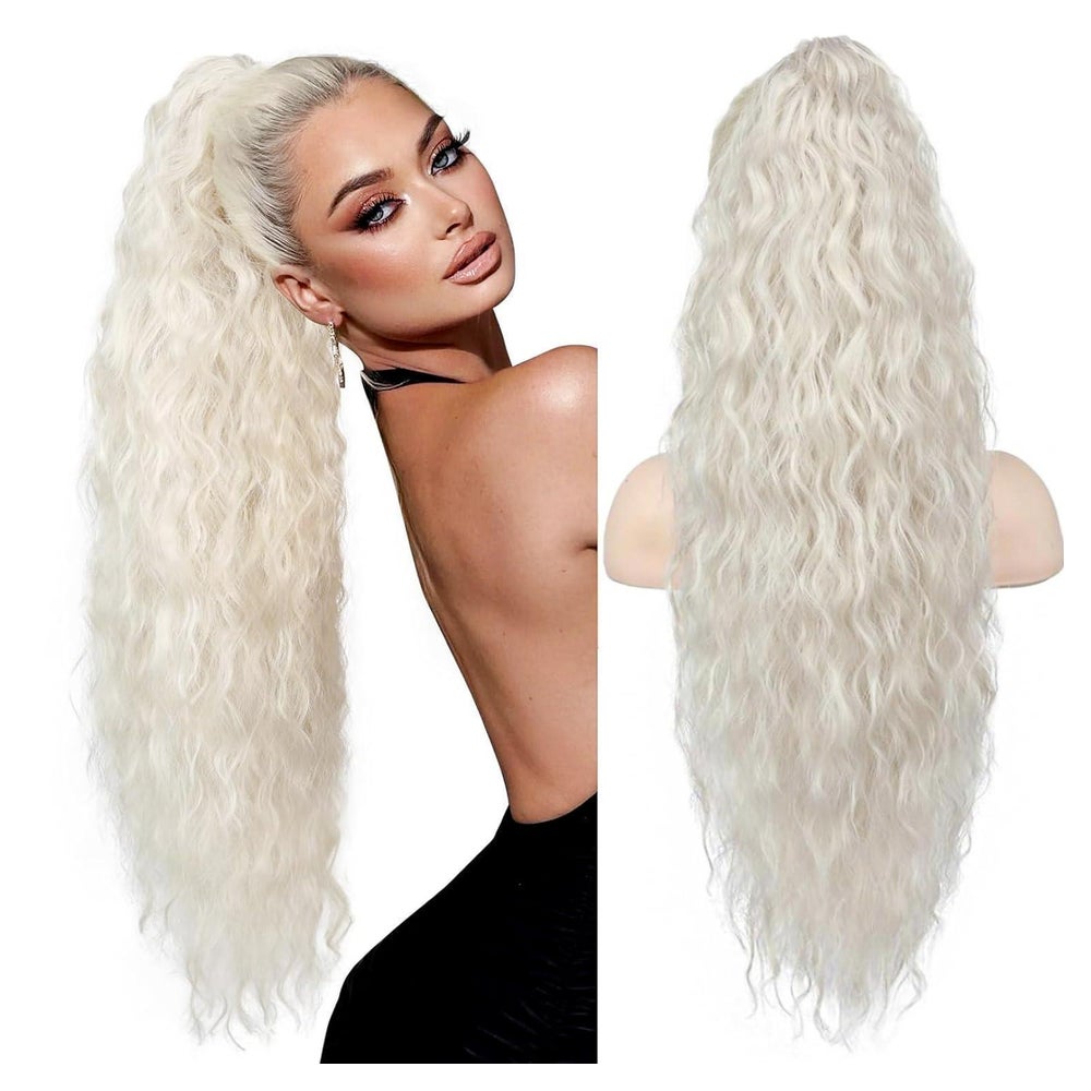 Pferdeschwanz Haarteil Zopf Haarverlängerung Klammer 75cm Pl 1 St