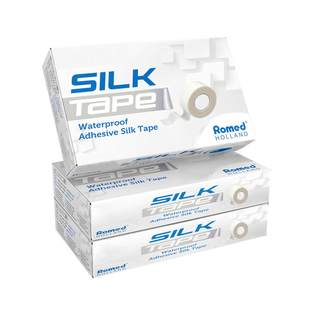 Romed Silk Rollenpflaster, wasserfest, 1,25 cm x 5 m, 24 Rollen 120 m