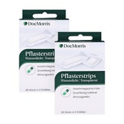 Produktabbildung: DocMorris Pflasterstrips Wasserdicht Duo 2X30 St