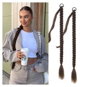 Ponytail Zopf Haarteil geflochten Haargummi 30 Zoll Tiefes R 1 St