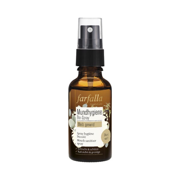 Farfalla Pfefferminze Mundhygiene Bio-Spray Bleib Gesund 30 ml