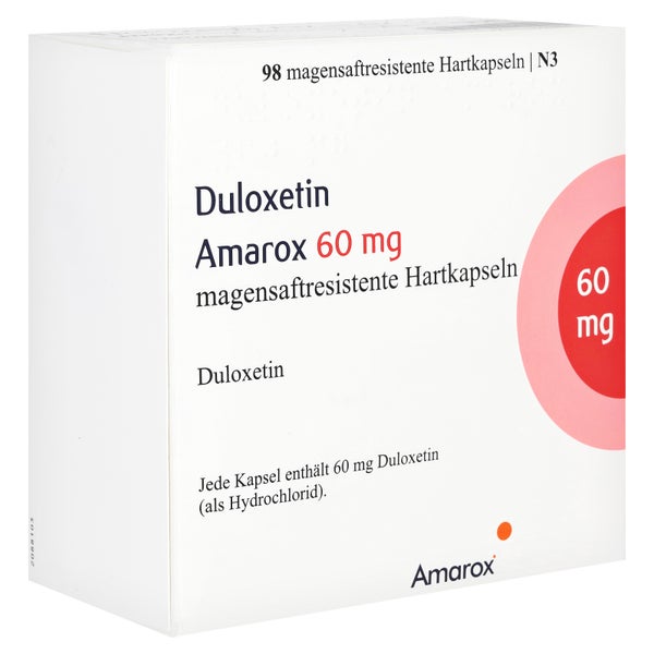 Duloxetin Amarox 60 mg magensaftresist.H 98 St