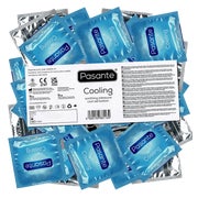 «Cooling» 144 gerippte Kondome, 52 mm, kühlender Effekt (144 Kondome) 144 St