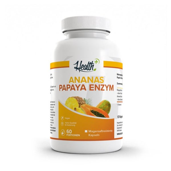 HEALTH+ ANANAS-PAPAYA-ENZYME, 120 Kapseln 120 St