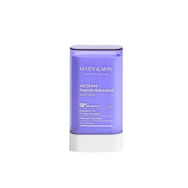 Mary&May | Vegan Peptide Bakuchiol Sun Stick SPF50+ PA++++ 18g 18 g