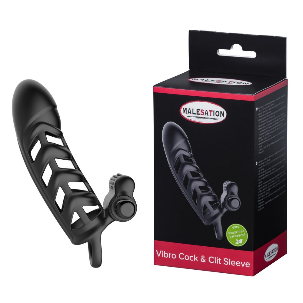 MALESATION - Vibro Cock & Clit Sleeve 1 St