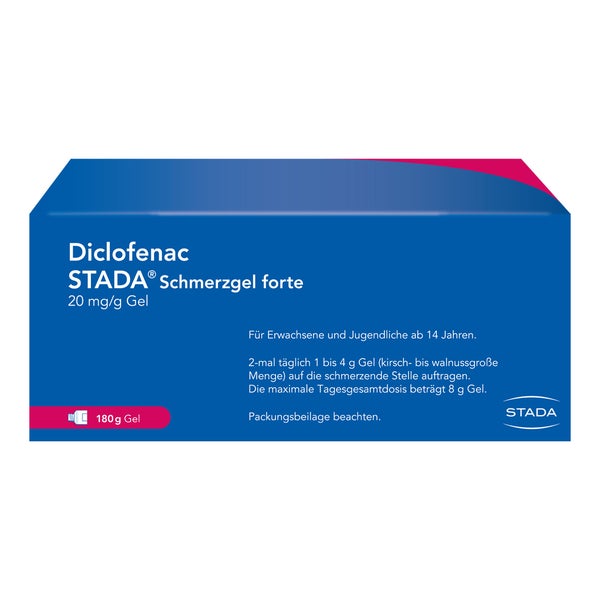 Diclofenac Stada Schmerzgel forte 20 mg/ 180 g
