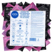 «Bubblegum» - 100 transparente Kondome mit Kaugummi-Aroma (100 Kondome) 100 St