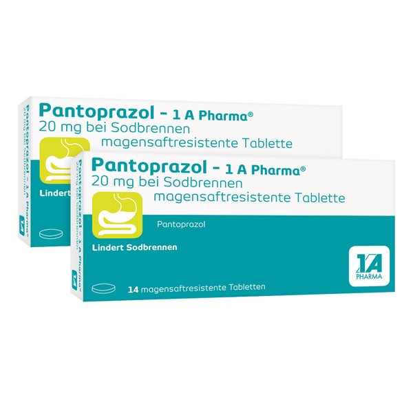 Pantoprazol Doppelpack 2X14 St