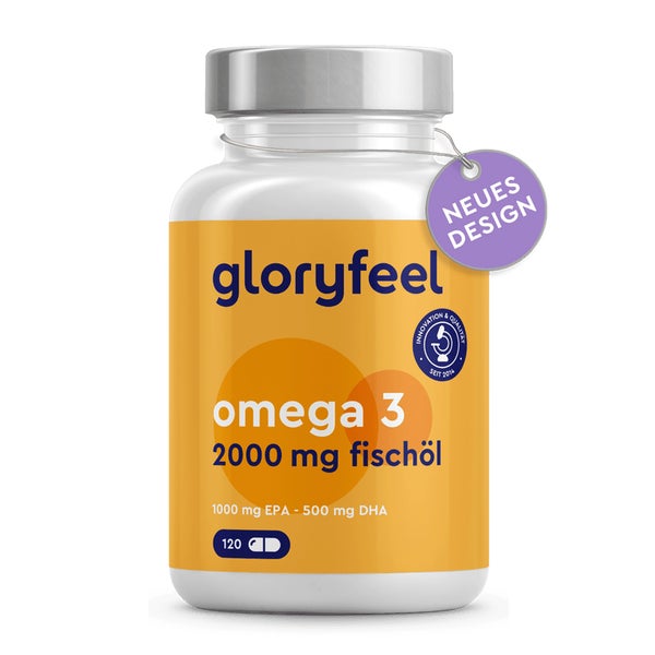 gloryfeel® Omega 3 - 2.000 mg 120 St