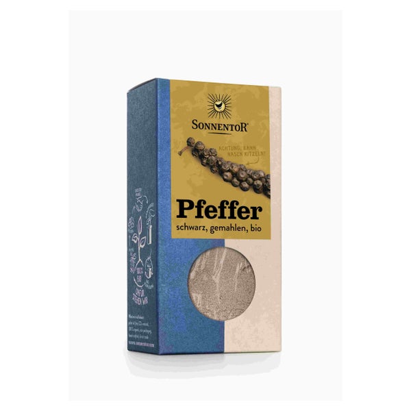 Pfeffer schwarz gemahlen bio 50 g – Unverzichtbares Bio-Gewürz für Ihre Küche