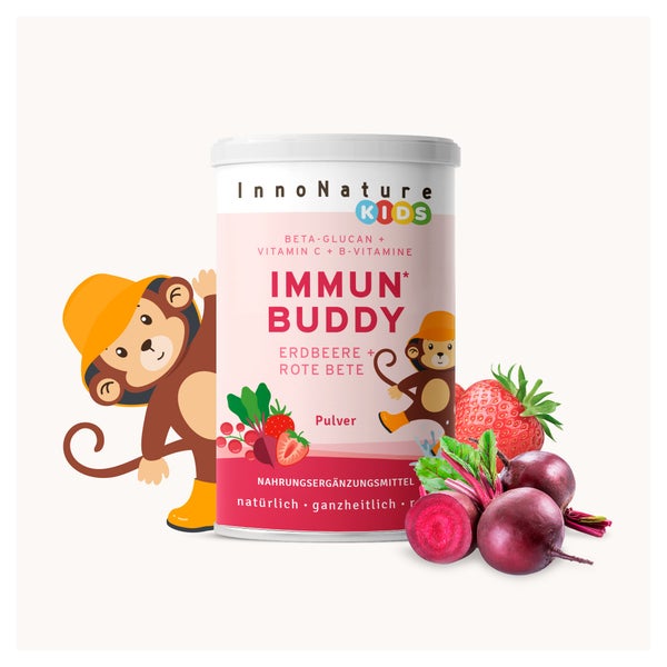 InnoNature Immun* Buddy Pulver Erdbeere + Rote Beete 90 g