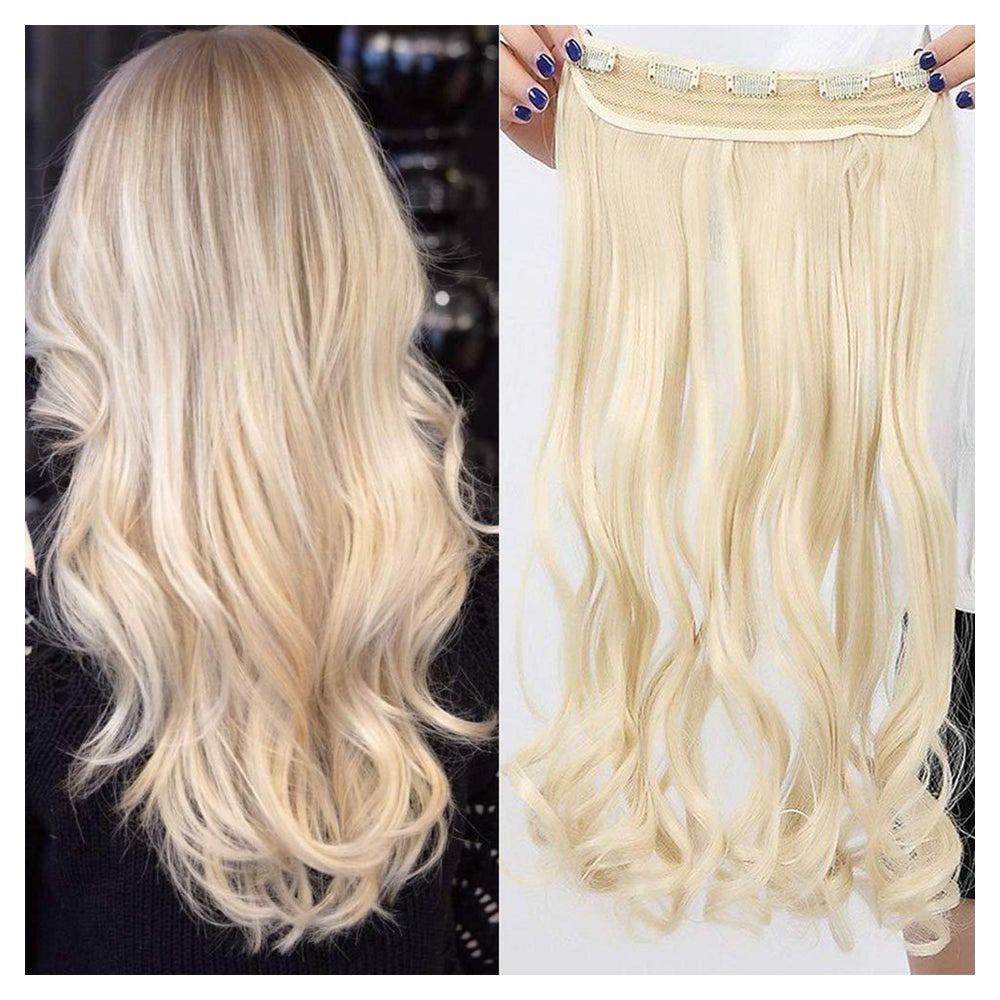 Clip in Extensions Gewellt 5 Clips Synthetic Haarteil 60 cm 1 St