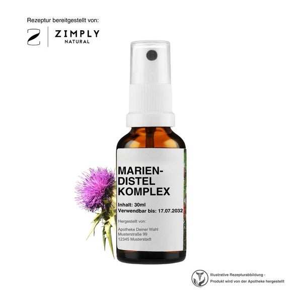 Zimply Natural MARIENDISTEL KOMPLEX - Pflanzbasierte Rezeptur 30 ml
